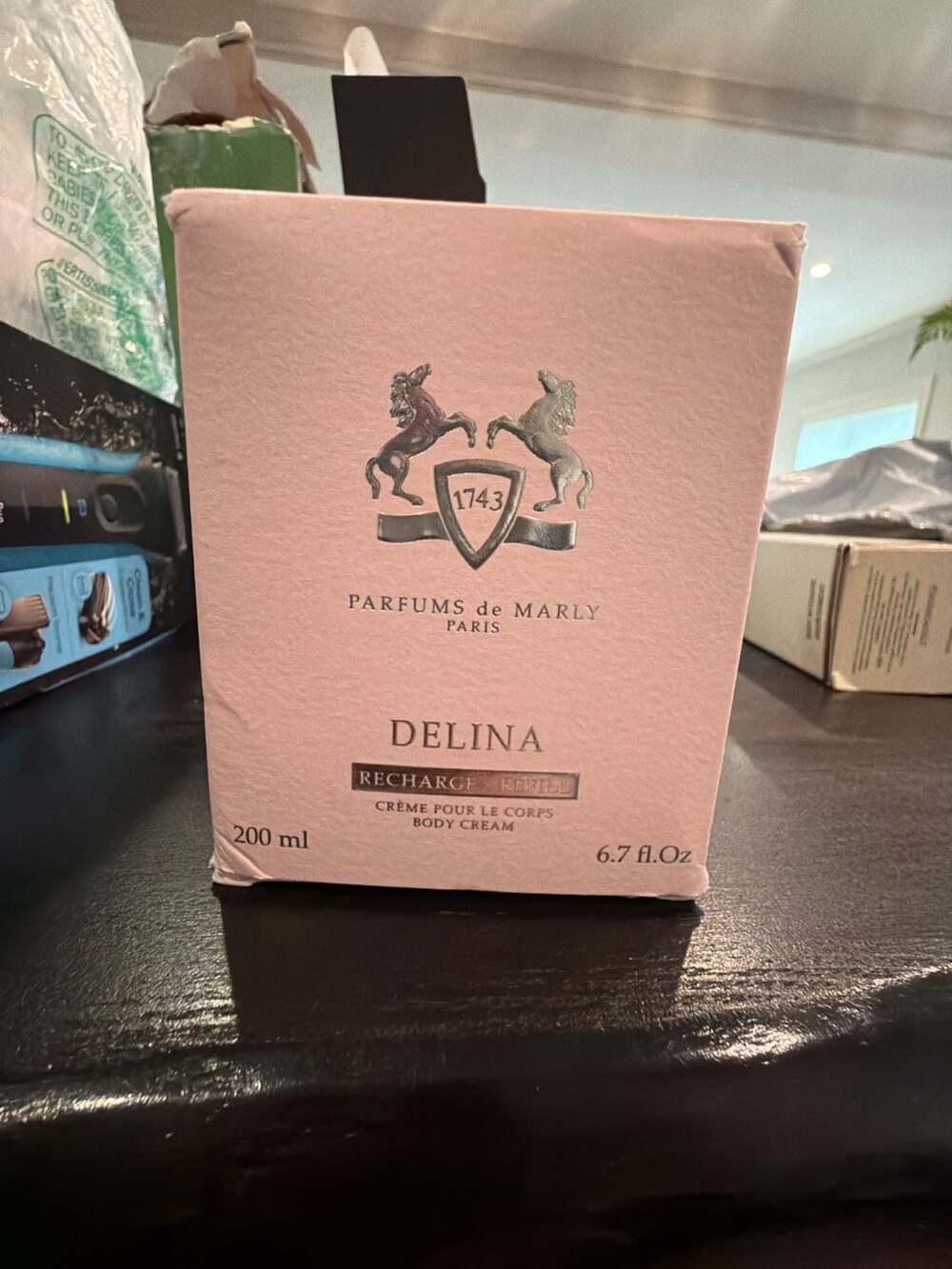 Parfums de Marly Delina Body Cream 200ml Refill sealed open box FAST 2 SHIP USA